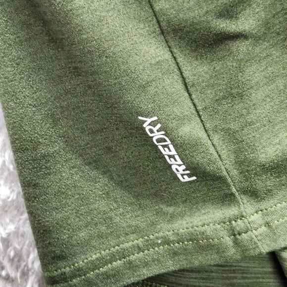 Eddie Bauer Shirt Mens Large Green Freedry Motion Outdoor Active Pocket Tee - Picture 7 of 13